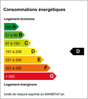 Consommation énergétique : D